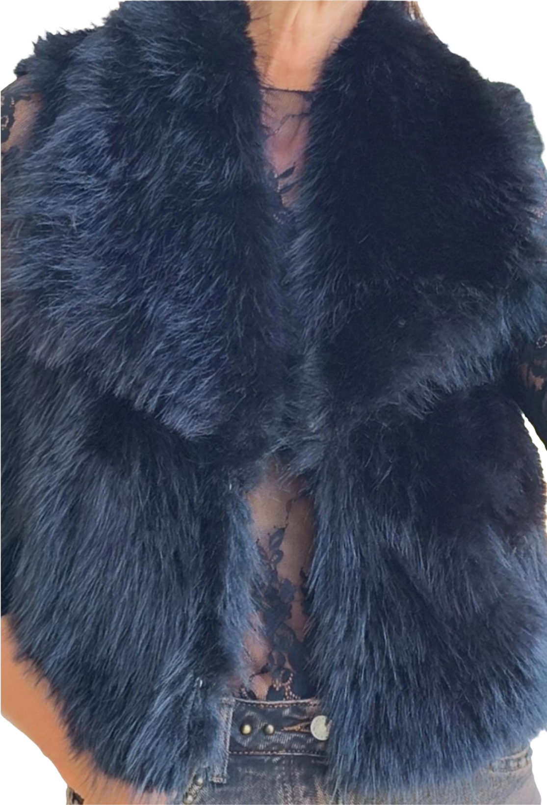 Gilet in pelliccetta ecologica