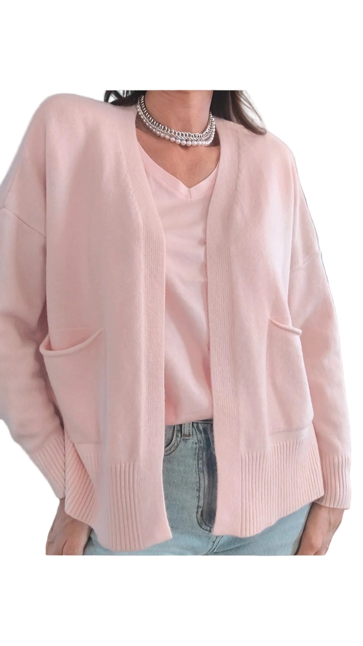 Golfino Sanremo, giallo/rosa/latte