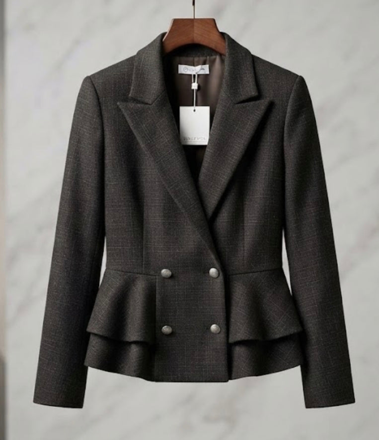 Blazer doppiopetto peplo