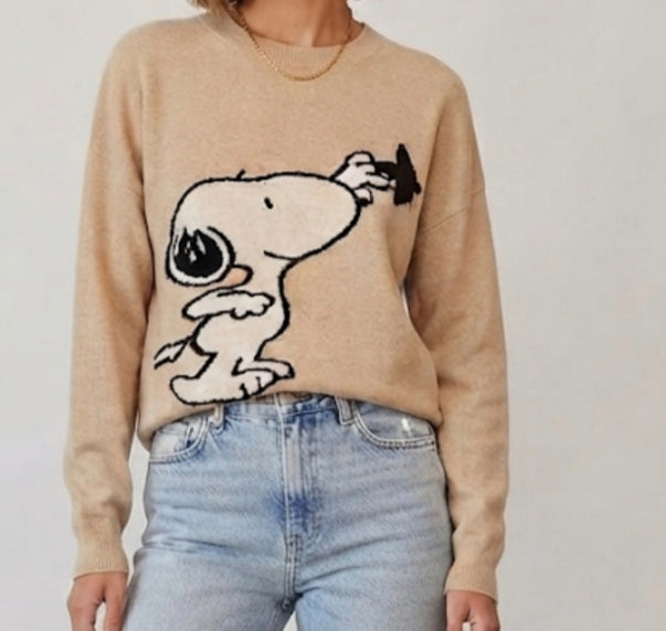 Maglioncino Snoopy Souvenir (blu, grigio, beige)