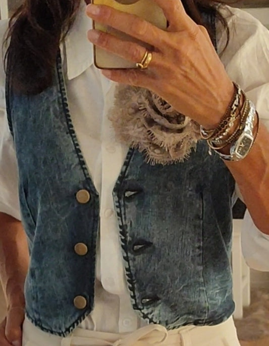 Gilet denim