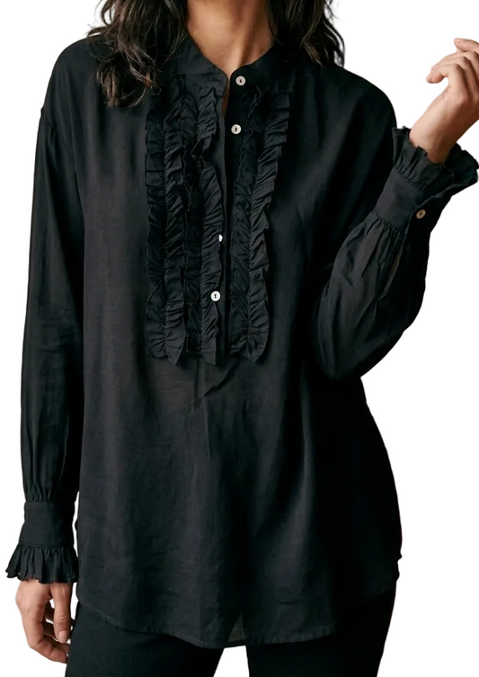 Camicia Venezia, burro/nero