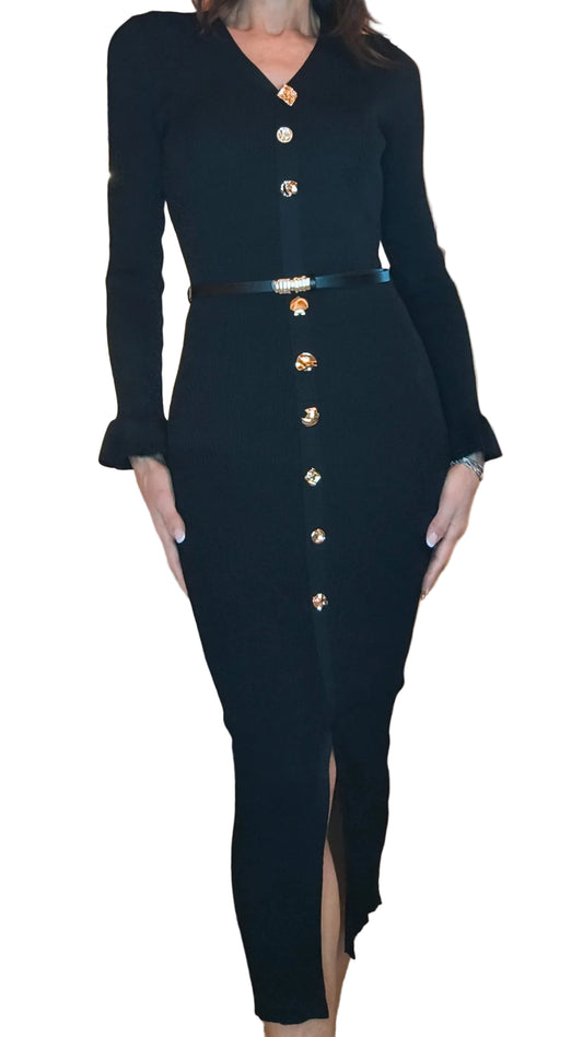 Abito lungo bottoni Filadelfia