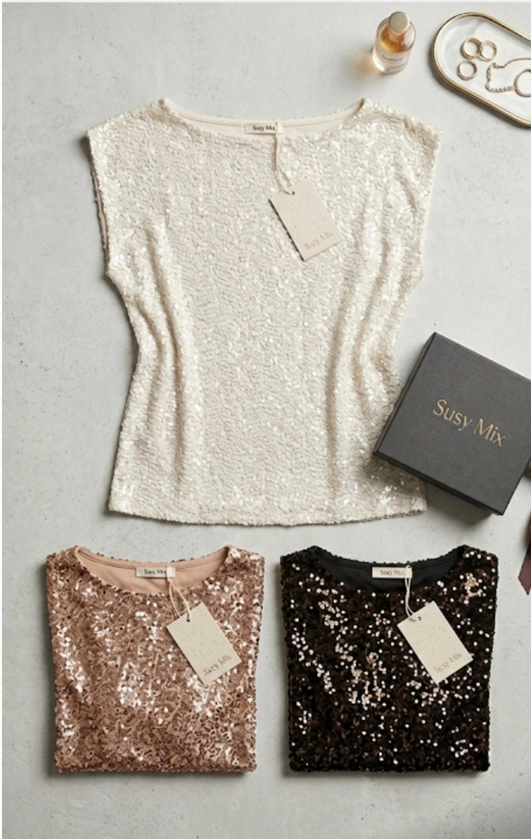 Maglia Micro paillettes Susy Mix