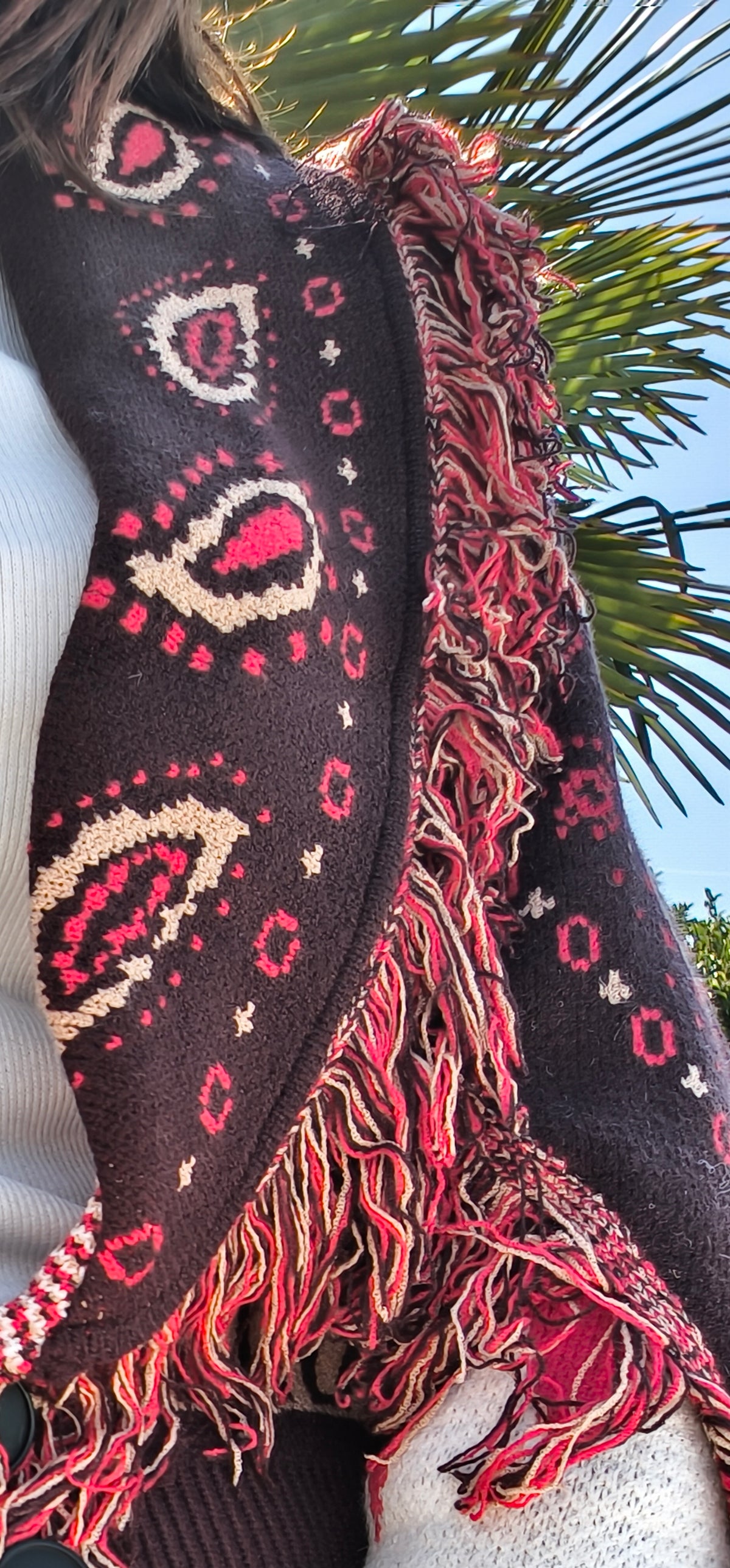 Cardigan Giacca Boho Frange