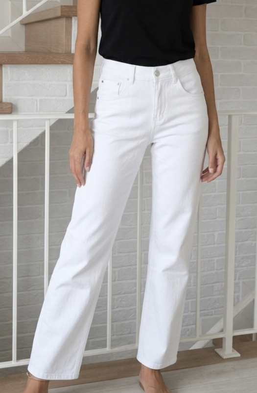 Denim Roma nero/bianco
