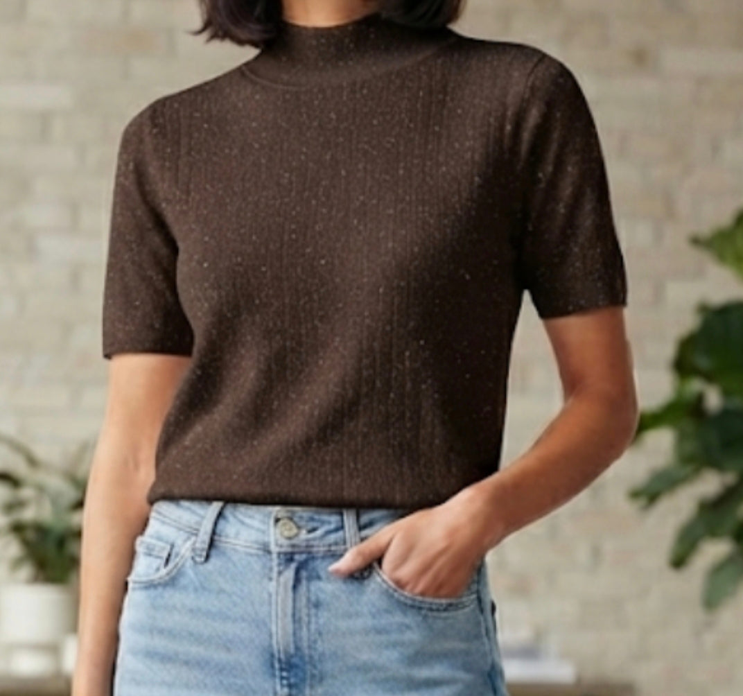 Maglia manica corta Oslo (latte, moro e nero)