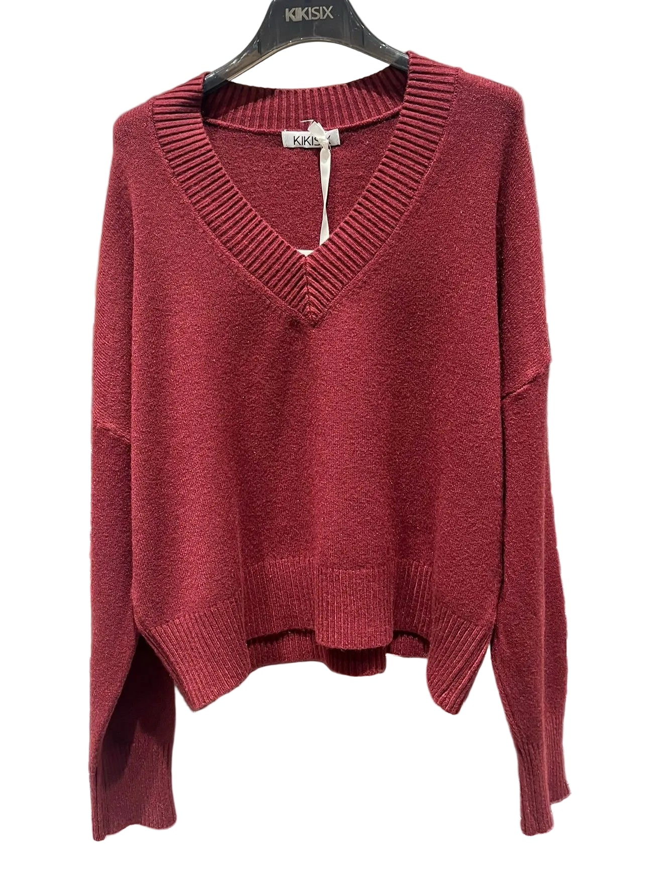Maglia Austin testa di moro, grigio/vino