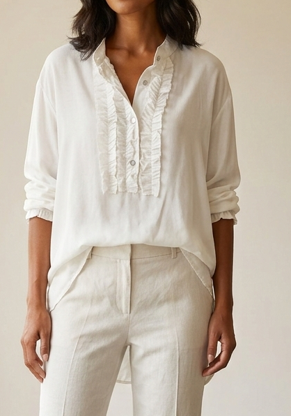Camicia Venezia, burro/nero