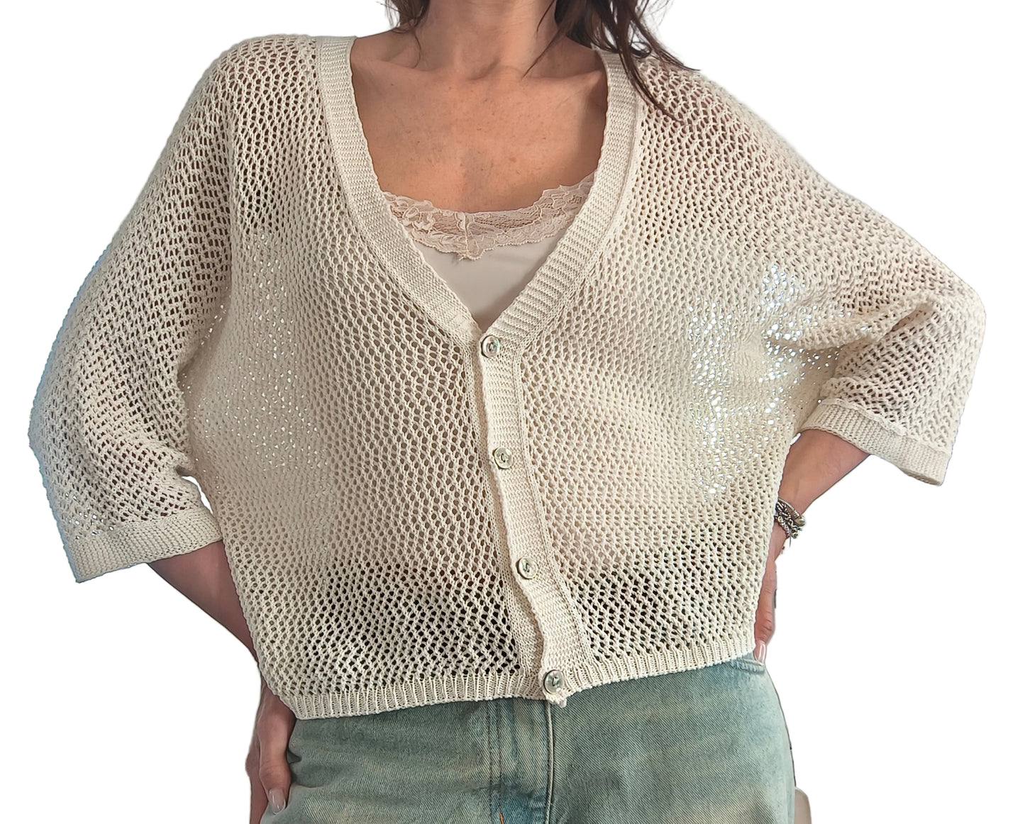 Golfino Atene, burro/bianco/nero/beige/verde