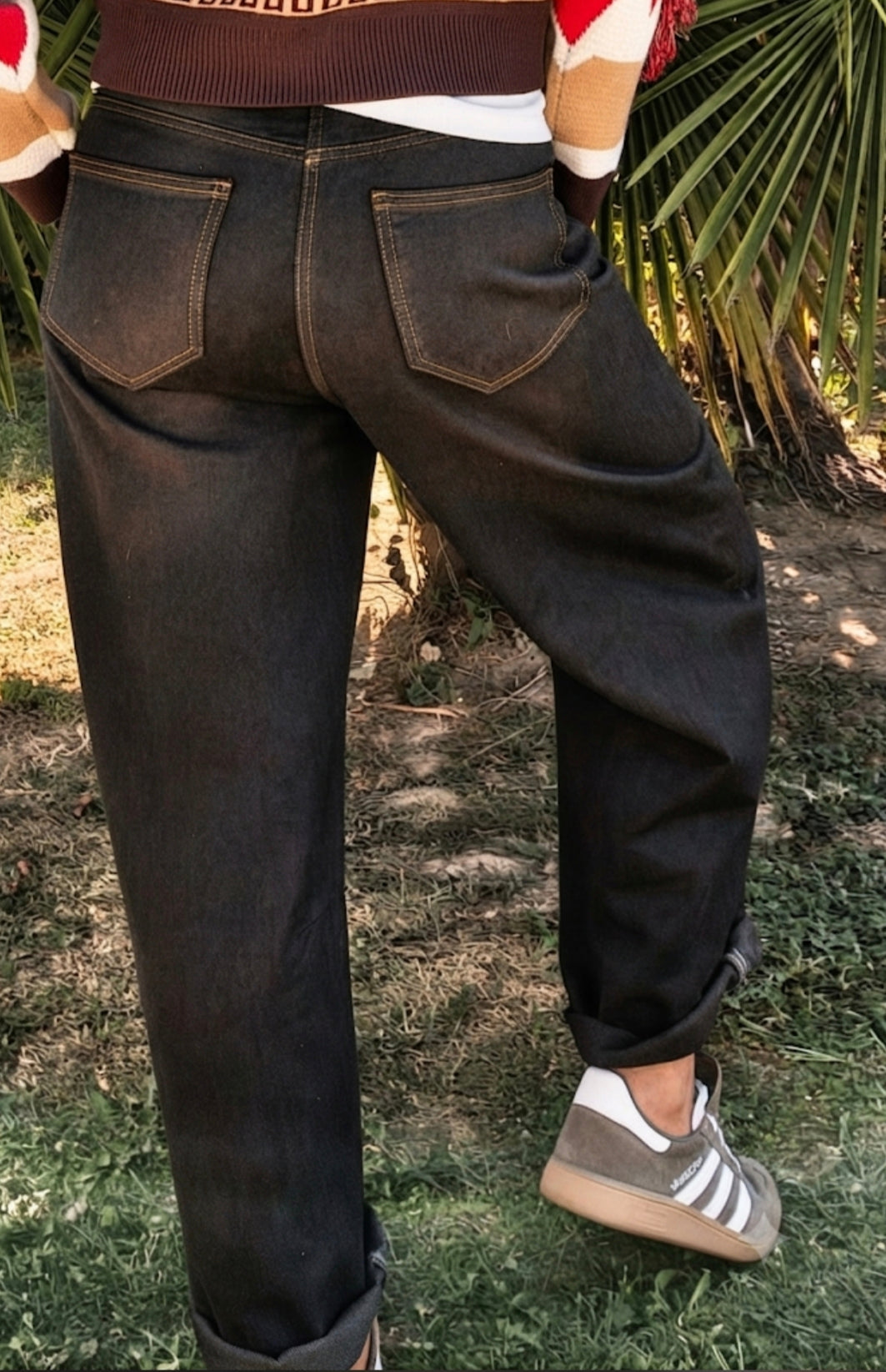 Denim Barrel Wide Souvenir