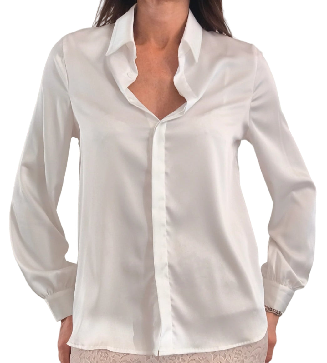 Camicia New York, bianco/nero