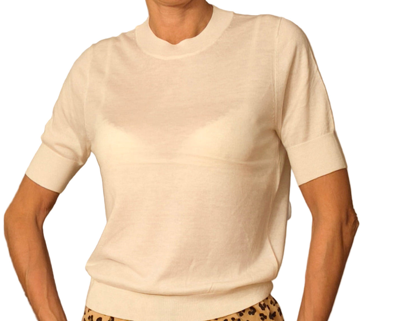 Maglia Monaco, latte/blu/vino