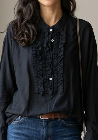 Camicia Venezia, burro/nero
