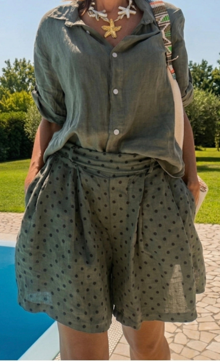 Pantaloncino Lino Altamura