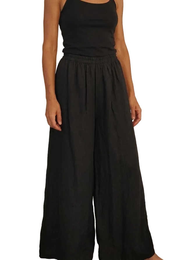 Pantalone palazzo Venezia burro/nero