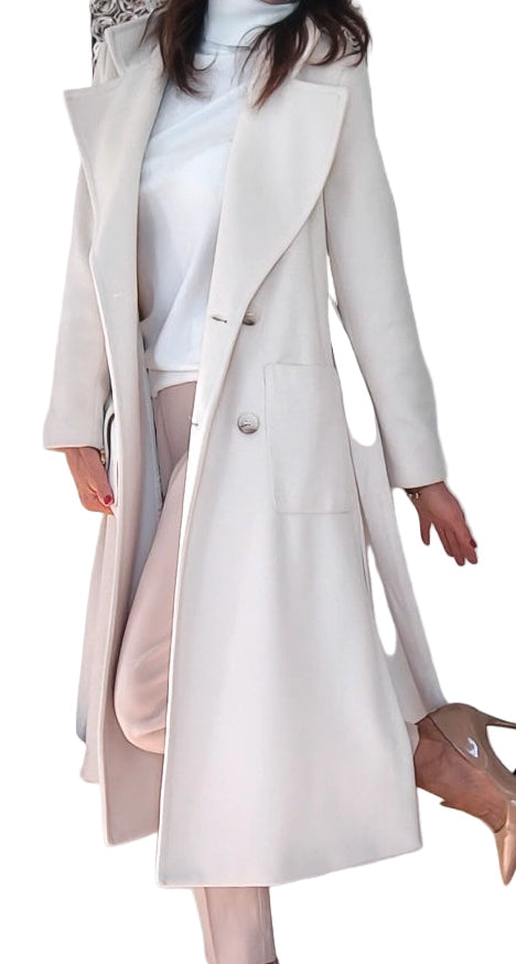 Cappotto Los Angeles, bianco/rosso