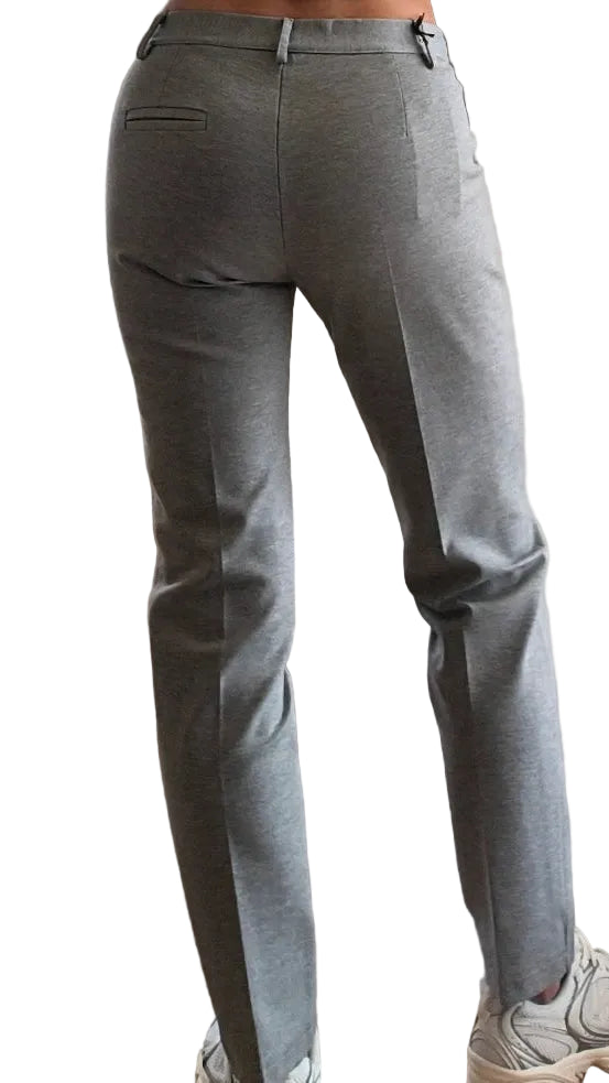 Tailleur New York, giacca e pantalone grigio cenere