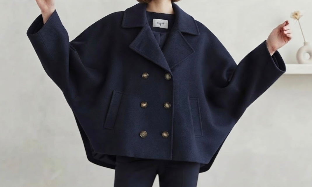 Cappottino Caban Mod. Navy Cape